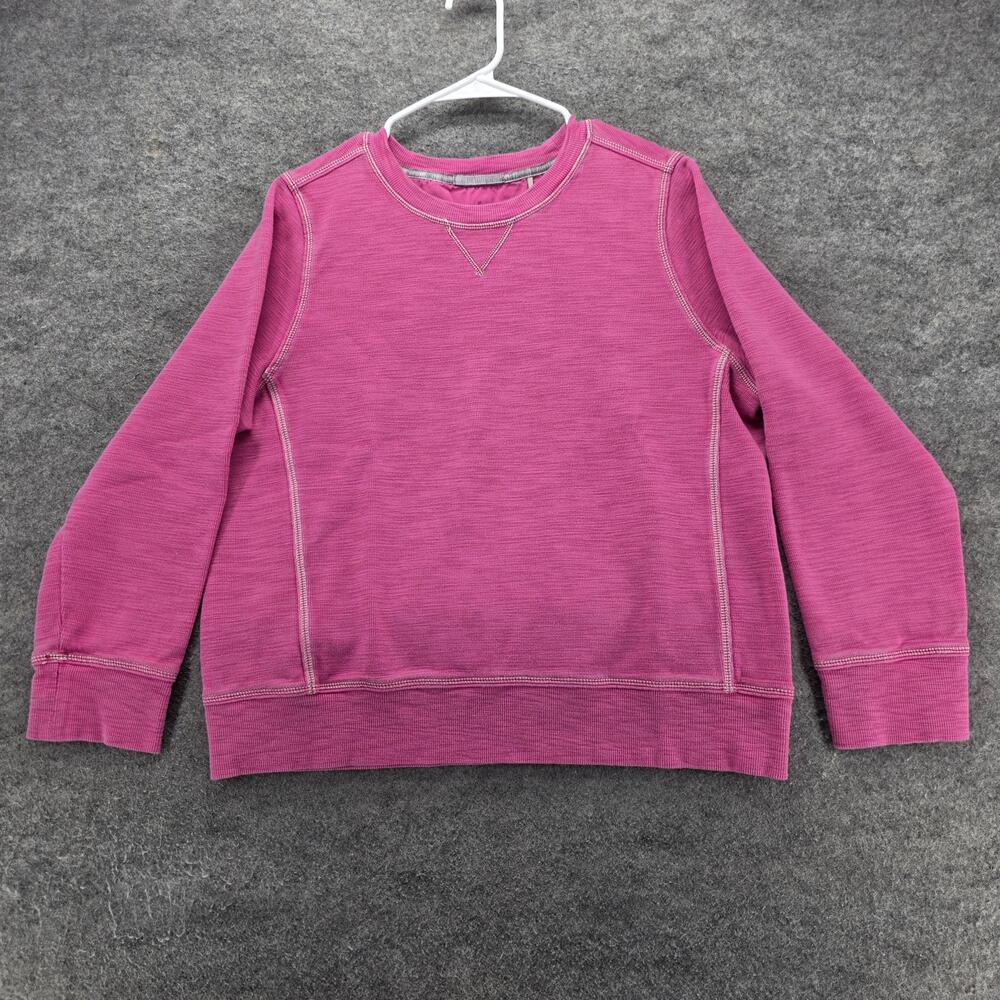 Tommy Bahama Sweatshirt Mens L Pink Pullover Tagless Embroidered Logo Knit